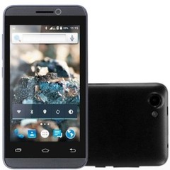 Smartphone Rockcel Quartzo Dual ALDO2303 Preto - Android 5.1 Lollipop, Memória Interna 4GB, Câmera 5MP, Tela 4"