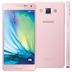 SMARTPHONE SAMSUNG GALAXY A5 4G DUOS A500M/DS rosa COM DUAL CHIP, TELA 5", ANDROID 4.4, CÂM.13MP E PROCESSADOR QUAD CORE 1.2GHZ