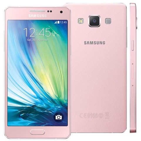 SMARTPHONE SAMSUNG GALAXY A5 4G DUOS A500M/DS rosa COM DUAL CHIP, TELA 5", ANDROID 4.4, CÂM.13MP E PROCESSADOR QUAD CORE 1.2GHZ