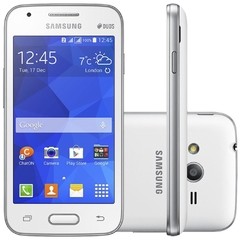 SMARTPHONE SAMSUNG ACE 4 DUOS SM-G316M/DS branco, DUAL CHIP, ANDROID 4.4, CÂMERA 5MP, 3G E PROCESSADOR DUAL CORE DE 1.2GHZ