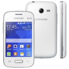 CELULAR SAMSUNG GALAXY POCKET GT-S5300 BRANCO COM ANDROID 2.3, WI-FI, 3G, GPS, CÂMERA 2MP, RÁDIO, MP3, TOUCH, BLUETOOTH E FONE DE OUVIDO - comprar online