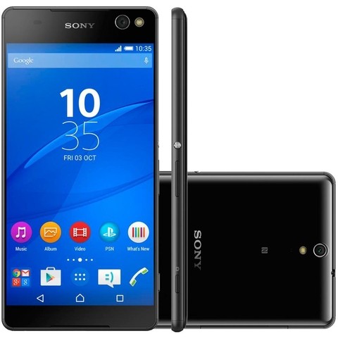 Smartphone Sony Xperia C5 Ultra Dual Branco com Tela 6", Dual Chip, Duas Câmeras de 13 MP, Android 5.0