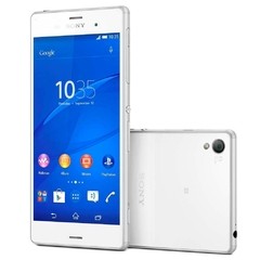 SMARTPHONE SONY XPERIA Z3 BRANCO D6643 COM TELA 5.2", SINGLE CHIP, TV DIGITAL, CÂMERA 20.7MP, 4G, ANDROID 4.4 E PROCESSADOR QUAD-CORE DE 2.5 GHZ