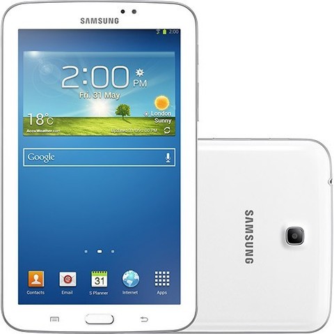 TABLET SAMSUNG GALAXY TAB 3 T210 BRANCO ANDROID 4.1 GPS 8GB BRANCO