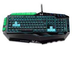 Teclado Game Macro Warrior Led 7 Cores Anti-ghost Multilaser na internet
