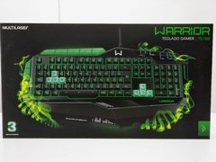 Teclado Gamer Multilaser Tc199 Profissional, Preto e Verde - comprar online