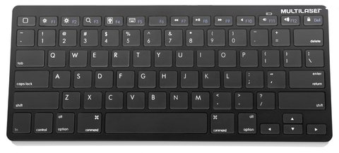 Teclado Sem Fio Multilaser Tc153 Com Bluetooth, Android