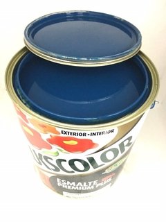 Tinta Azul França Esmalte A.B Metal Madeira 900ML Lukscolor - 6 UNIDADES na internet