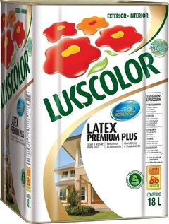 Látex Lukscolor 18 Lts Premium Plus - 1 UNIDADE