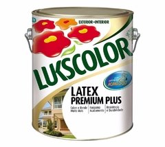 LATEX BRANCO 3.6L PREMIUM PLUS LUKSCOLOR - 4 UNIDADES