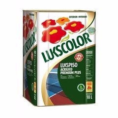 Tinta Para Piso Lukscolor Preto 18 Litros - 3 unidades