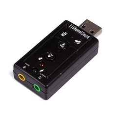 ADAPTADOR DE AUDIO USB EXTERNO 7.1 CH