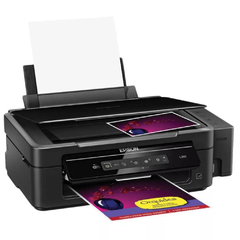 Multifuncional Epson L355 Tanque de Tinta Com Wi-Fi, Entrada USB, Impressora, Copiadora e Scanner - Infotecline