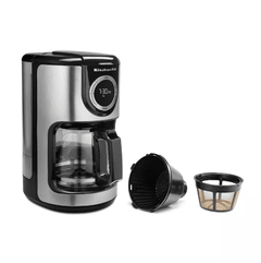 Cafeteira KitchenAid Programável Onyx Black para Café em Pó - KXA12ASANA