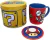 Super Mario - Question Mark - Mug Tin Gift Set (Taza premium y Posavasos en lata de metal coleccionable)