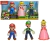 World of Nintendo SUPER MARIO Mushroom Kingdom Diorama Figure 3-Pack (incluye a Mario , Peach y Luigi articulados) - comprar online