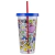 Super Mario Plastic Cup and Straw Set - Vaso con sorbete Oficial Nintendo - comprar online