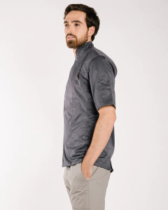 Imagen de CHAQUETA #2 MC BROCHES GRIS