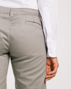 PANTALON FEMENINO DRIL GRIS - All In Chef
