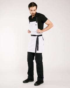 DELANTAL PECHERA BLANCO - comprar en línea