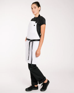 DELANTAL PECHERA BLANCO - comprar en línea