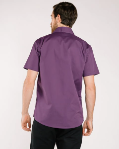 CAMISA MASCULINA MANGA CORTA MORADA en internet