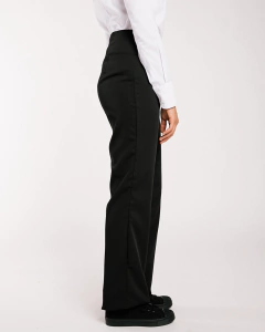 PANTALÓN FEMENINO PRETINA ANATÓMICA NEGRO - All In Chef