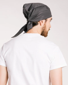 GORRO CHEF PIRATA GRIS