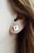 Aros L. Plata 925 y Topacio blanco - comprar online