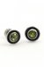 Aros CIRCULOS. Plata 925 y Peridoto - comprar online