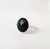 Anillo Volcánico. Plata 925 y Obsidiana Negra.