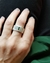 Anillo Tres. Plata 925 y Topacio verde - comprar online