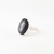 Anillo Volcánico. Plata 925 y Obsidiana Plateada - comprar online