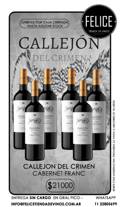 CALLEJON DEL CRIMEN RESERVA CABERNET FRANC