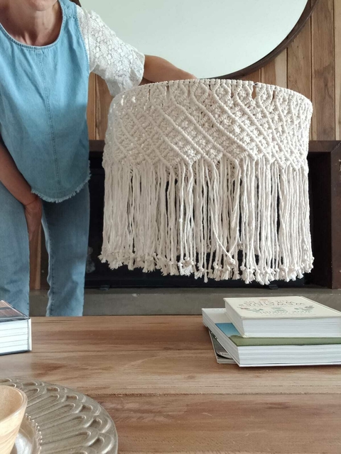 Lámpara Macramé