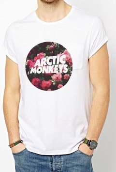 Playeras Artics Mokey Logo Flores Todas Las Tallas!!!