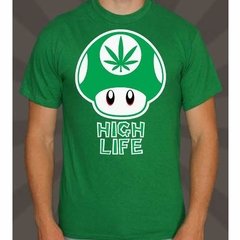 Playera Mario Bross Hongo Alucinogeno High Life Mariajuana - comprar en línea