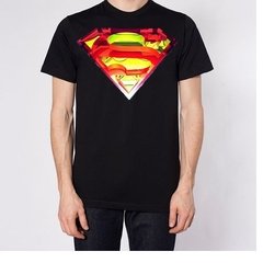 Playera Superman Clasica Logo Cristal Minimalista en internet