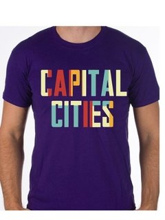 Playera Capital Cities Album Kangaroo Court Logo Safe Sound