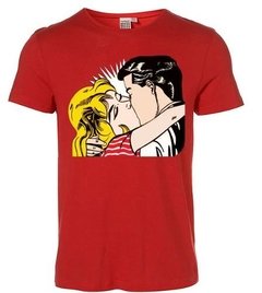 Playera Arte Pop Roy Lichtenstein El Beso 50´s Anuncio en internet