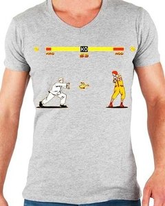 Playera Pelea Street Fighter Gral Kentuchy Vs Ronal Mcdonald - comprar en línea