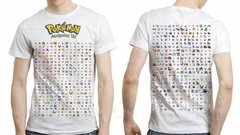 Super Camisa O Playera Pokemon Todos Los Pokemon!!! en internet