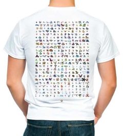 Super Camisa O Playera Pokemon Todos Los Pokemon!!! - comprar en línea