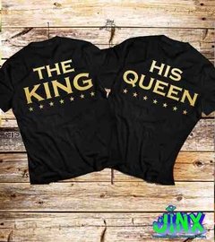 2 Playeras King Queen Para Pareja Dorardo Edicion Especial