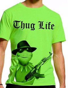 Playera O Camiseta Rana Rene Armado, Gangster Muppets