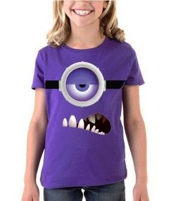 Playera Camiseta Minion Morado Mi Villano Favorito 1 O 2