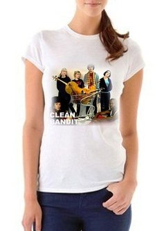 Playeras De Clean Bandit Grupo Canciones 100% Nuevo Classic en internet