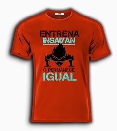 Playeras O Camiseta Entrena Insayan Goku Vegeta Gym - comprar en línea