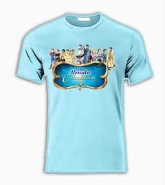 Playera Princesas Disney Y Principes C/ Nombre Fiesta en internet