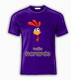 Playera Personalizadas Gallinita Pintadita 100% Algodon